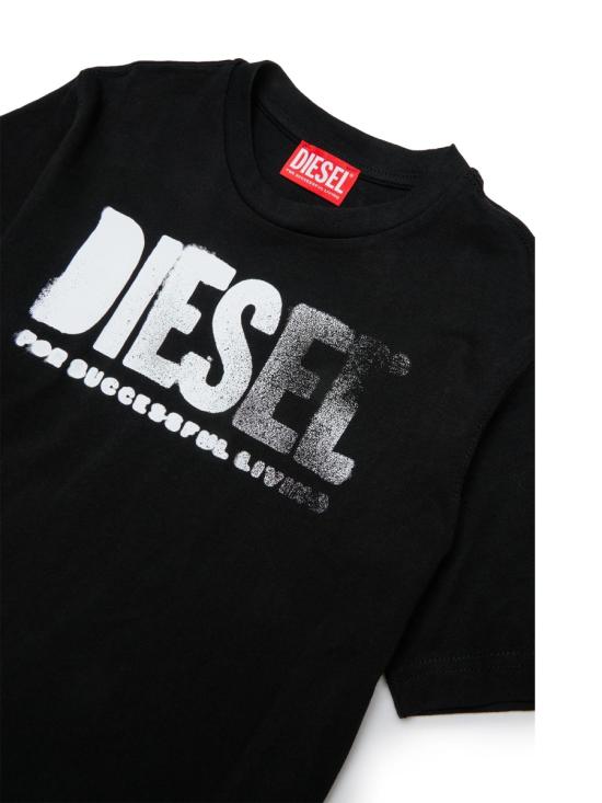 26SS [키즈] 디젤 티셔츠 J02587K 0GRAIK900 BLACK - DIESEL
