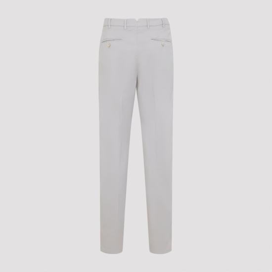26SS 브루넬로 쿠치넬리 코튼 스트래치 미드 라이즈 슬림 핏 치노 M289LI1770 C6008 JUTA - BRUNELLO CUCINELLI