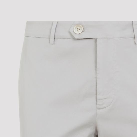 26SS 브루넬로 쿠치넬리 코튼 스트래치 미드 라이즈 슬림 핏 치노 M289LI1770 C6008 JUTA - BRUNELLO CUCINELLI