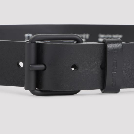 26SS 칼하트 WIP 가죽 벨트 I03099200EXX03 BLACK BLACK - CARHARTT WIP
