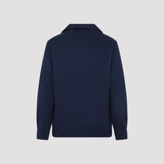 26SS 카사블랑카 긴팔 셔츠 MSP26SH22901 BLUE MONOGRAM - CASABLANCA