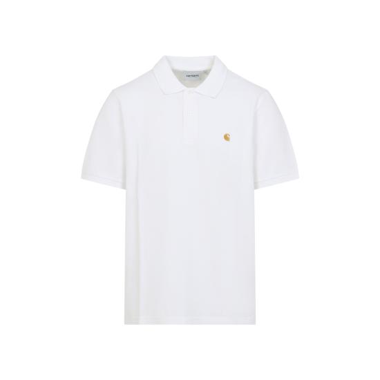 26SS 칼하트 WIP 폴로 티셔츠 I02380700RXX03 WHITE GOLD - CARHARTT WIP