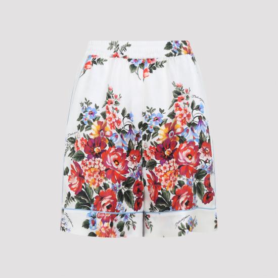 26SS 돌체앤가바나 스트레이트 팬츠 FTC42T IS11I HA5ZO MAZZ FIORI F BIANCO