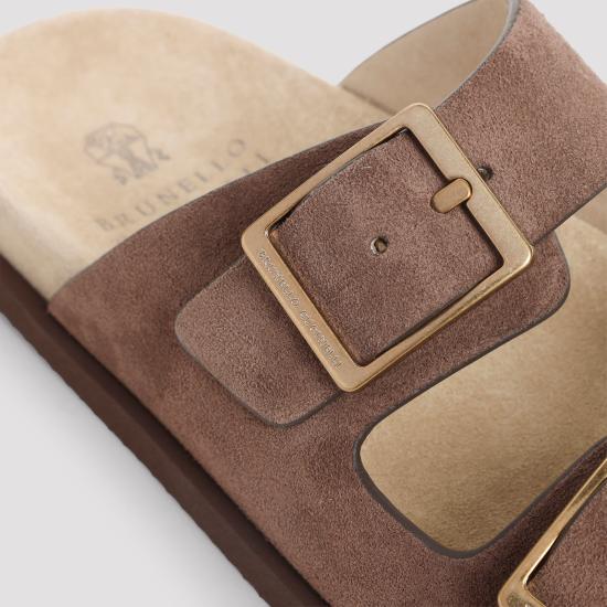 26SS 브루넬로 쿠치넬리 샌들 MZUSOLY235 CAY70 FANGO - BRUNELLO CUCINELLI