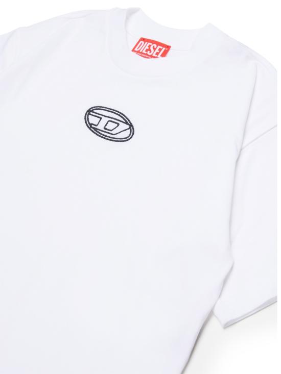 26SS [키즈] 디젤 티셔츠 J02428K 00YI9K100 WHITE - DIESEL