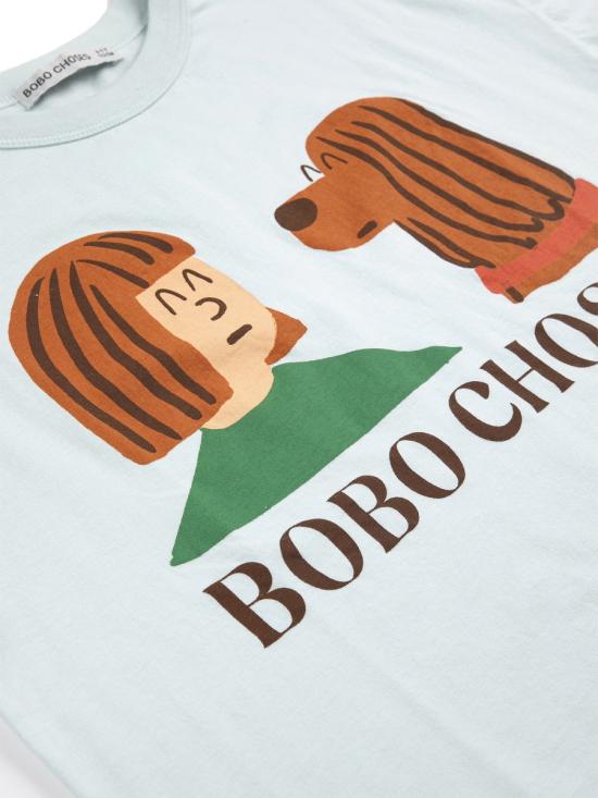 26SS [키즈] 보보쇼즈 티셔츠 B126AC011K 451 AZURE - BOBO CHOSES