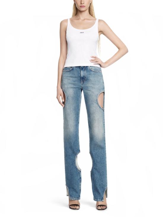 26SS 오프화이트 민소매 티셔츠 2AD072 C99JER002W102 WHITE - OFF WHITE