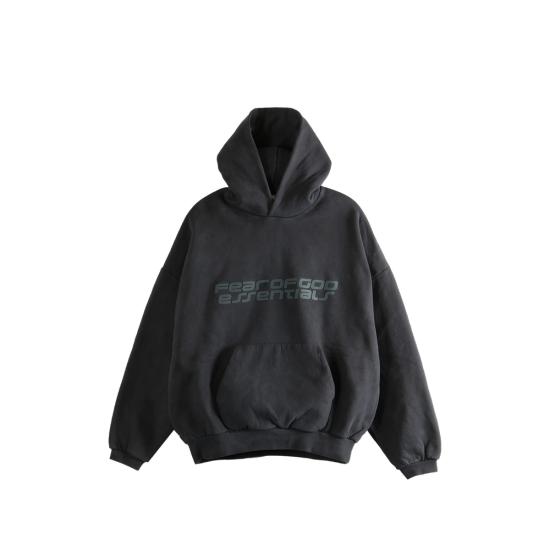 26SS 피어오브갓 후드 티셔츠 192HO256564F VIBLK GREY