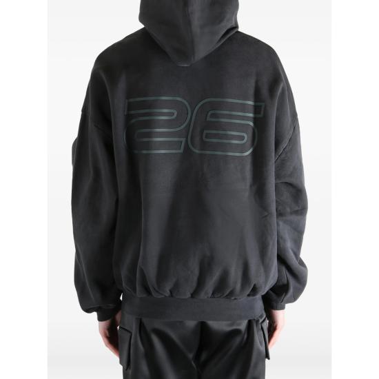 26SS 피어오브갓 후드 티셔츠 192HO256564F VIBLK GREY - FEAR OF GOD