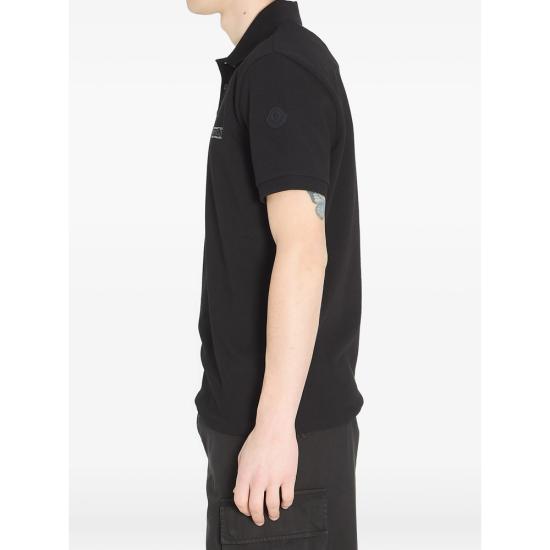 26SS 몽클레어 폴로 티셔츠 89A16 8A000 09 999 BLACK WHITE - MONCLER