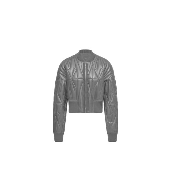 26SS 릭오웬스 몽클레어 가죽 자켓 MU01F1A11 M8116 999 BLACK