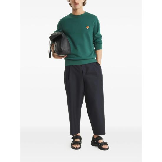 26SS 메종키츠네 폭스 헤드 레귤러 폴로 티셔츠 PM00303KM0340 BGREE GREEN - MAISON KITSUNE