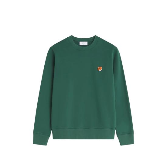 26SS 메종키츠네 폭스 헤드 레귤러 폴로 티셔츠 PM00303KM0340 BGREE GREEN