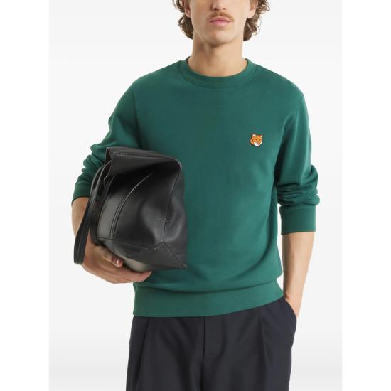 26SS 메종키츠네 폭스 헤드 레귤러 폴로 티셔츠 PM00303KM0340 BGREE GREEN - MAISON KITSUNE