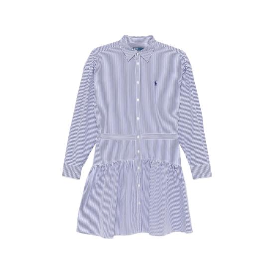 26SS 랄프 로렌 숏 원피스 211B22754001 WHFRO BLUE WHITE