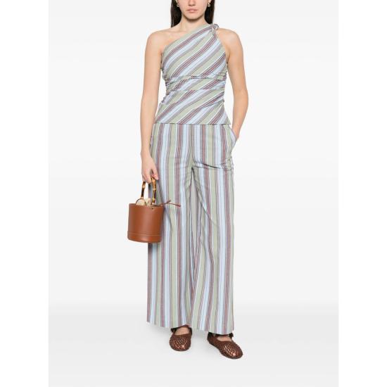 26SS 페이스풀더브랜드 팔라초 팬츠 FF4635 AGB LANE AGBLU GREEN BLUE - FAITHFULL THE BRAND