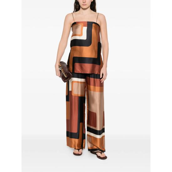 26SS 페이스풀더브랜드 블라우스 FF4610 JLC AINA JALIS ORANGE BLACK - FAITHFULL THE BRAND