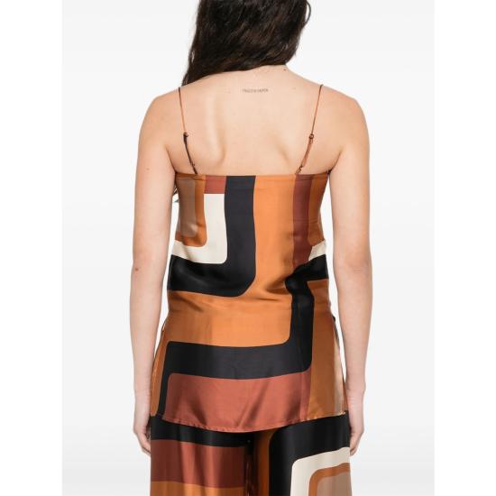 26SS 페이스풀더브랜드 블라우스 FF4610 JLC AINA JALIS ORANGE BLACK - FAITHFULL THE BRAND