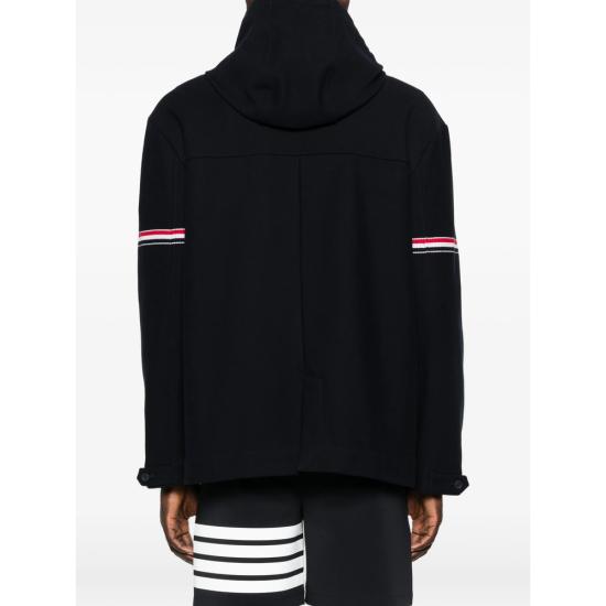 26SS 톰브라운 더블 페이스 테크 트윌 오버사이즈 암밴드 파카 MJT567A J0250 415 BLUE - THOM BROWNE