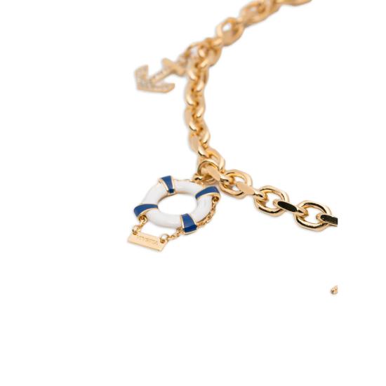 26SS 비베타 목걸이/팬던트 VM1JW0145 MT037 G304 GOLD WHITE - VIVETTA