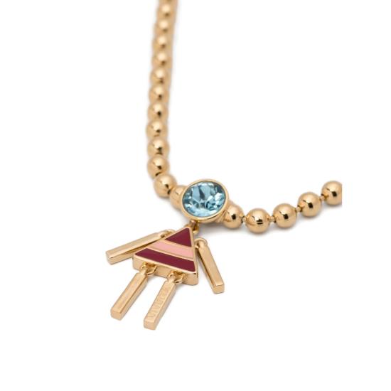 26SS 비베타 목걸이/팬던트 VM1JW0139 MT034 OROI4 GOLD BLUE - VIVETTA