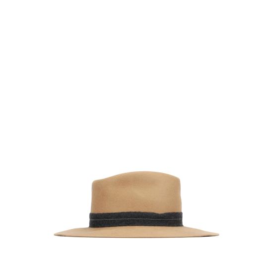 25FW 브루넬로 쿠치넬리 모자 MCAP90033 COX68 NEUTRALS - BRUNELLO CUCINELLI