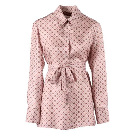 25FW 막스마라 스튜디오 셔츠 BOCCCALE 097 003 PINK BROWN