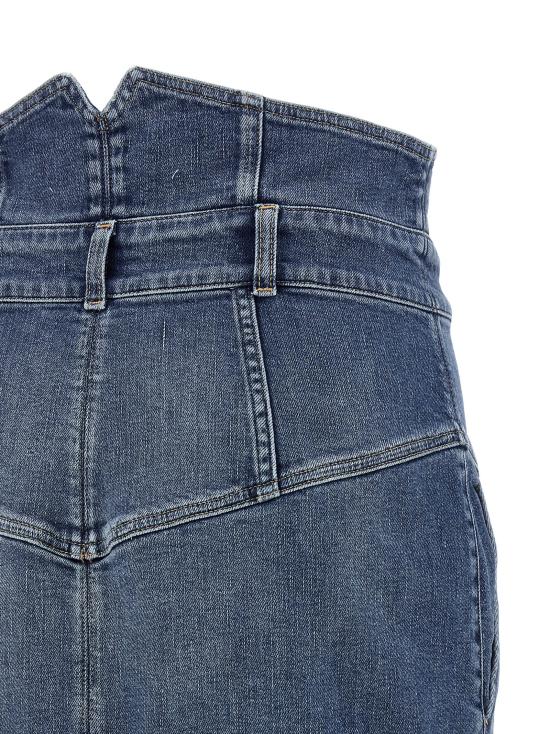 26SS 엘리자베타프랜치 미디 스커트 GJ41I61E2139 Blue - ELISABETTA FRANCHI