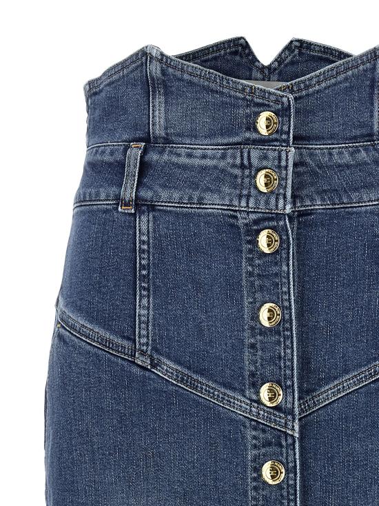 26SS 엘리자베타프랜치 미디 스커트 GJ41I61E2139 Blue - ELISABETTA FRANCHI