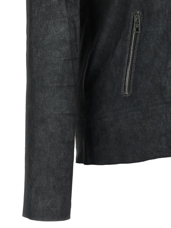 26SS 조르지오 브라토 가죽 자켓 GU26S9486BISSNOWNERO Black - GIORGIO BRATO