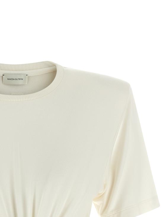 26SS 마그다뷰트림 반팔 티셔츠 172426CREAM White - MAGDA BUTRYM