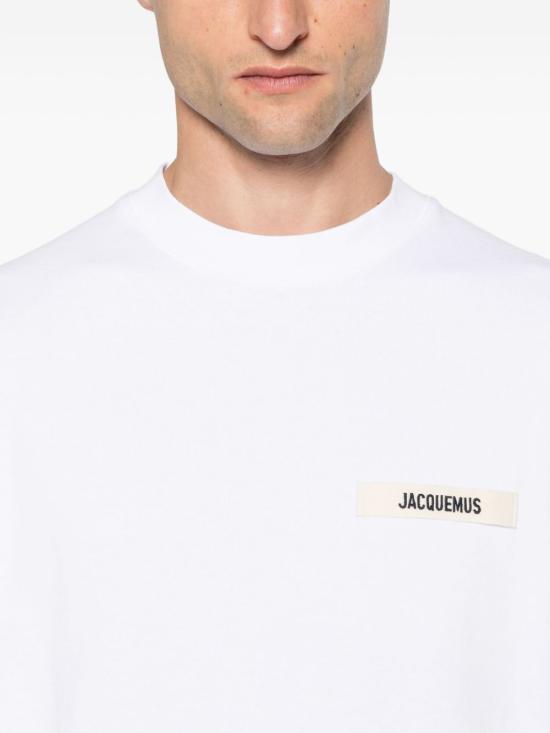 26SS 자크뮈스 반팔 티셔츠 TSM00570AJ00226 100 White - JACQUEMUS