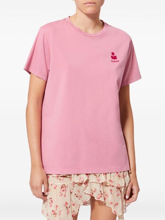 26SS 이자벨마랑에뚜왈 반팔 티셔츠 TS0070FA A1N98EBGGA Pink - ISABEL MARANT ETOILE