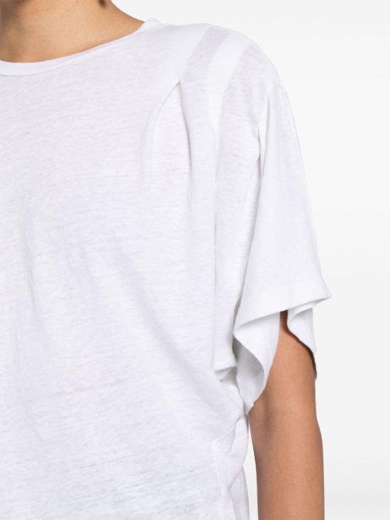 26SS 이자벨마랑에뚜왈 반팔 티셔츠 TS0048FB B1N17E20WH White - ISABEL MARANT ETOILE