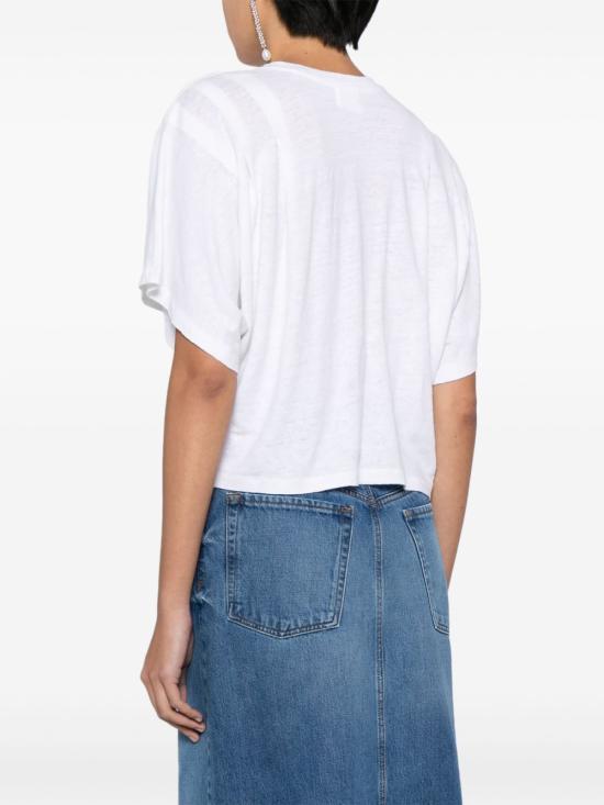 26SS 이자벨마랑에뚜왈 반팔 티셔츠 TS0048FB B1N17E20WH White - ISABEL MARANT ETOILE