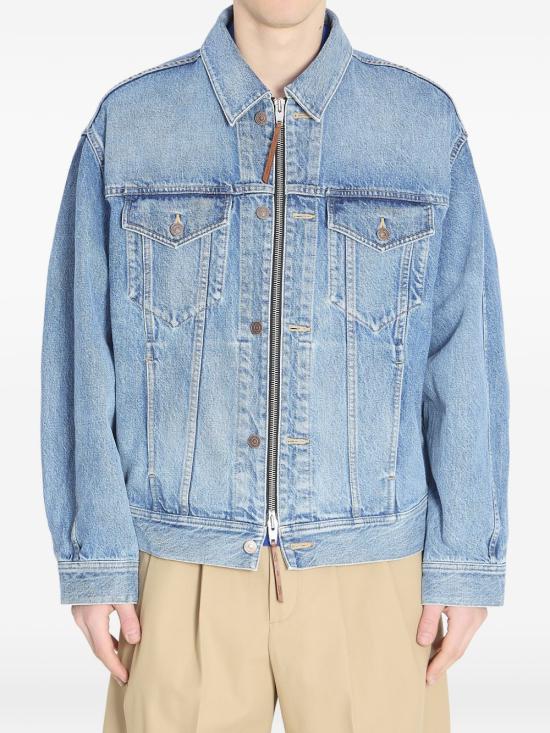 26SS 셀린느 데님 자켓 RV14T930F GDO5 Clear Blue