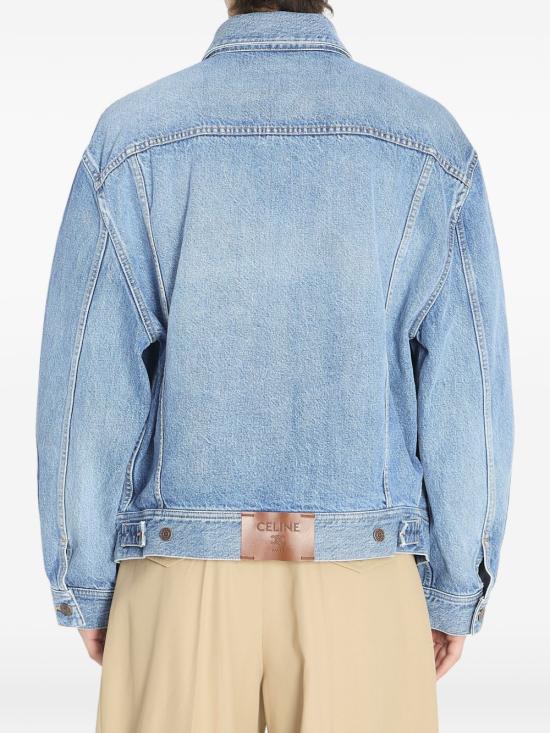 26SS 셀린느 데님 자켓 RV14T930F GDO5 Clear Blue - CELINE