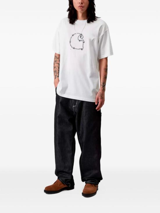 26SS 칼하트 WIP 숏슬리브 바브와이어 C 티셔츠 I036237 02XX - CARHARTT WIP