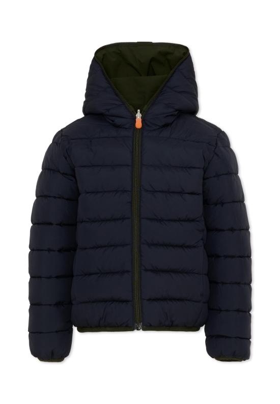 25FW [키즈] 세이브더덕 자켓 J33600B MATT21 50071 GREEN - SAVE THE DUCK