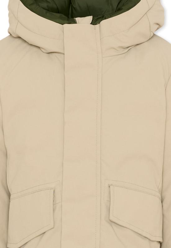 25FW [키즈] 세이브더덕 자켓 P32292B COTO21 21651 BEIGE - SAVE THE DUCK