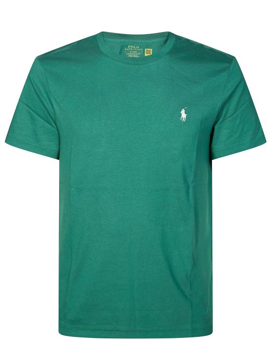26SS 폴로 랄프로렌 반팔 티셔츠 710671438422 ANTIQUEGREENANTIQUECREAMPP VERDE