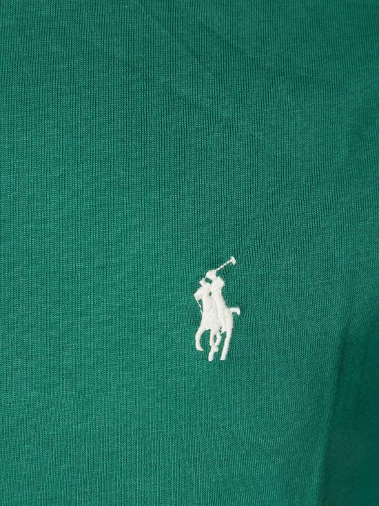 26SS 폴로 랄프로렌 반팔 티셔츠 710671438422 ANTIQUEGREENANTIQUECREAMPP VERDE - POLO RALPH LAUREN