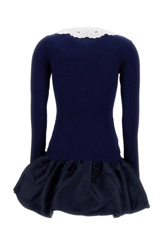 26SS 셀프 포트레이트 숏 원피스 RS26106SBNNAVY Blue - SELF PORTRAIT