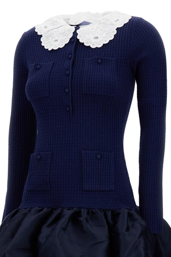 26SS 셀프 포트레이트 숏 원피스 RS26106SBNNAVY Blue - SELF PORTRAIT