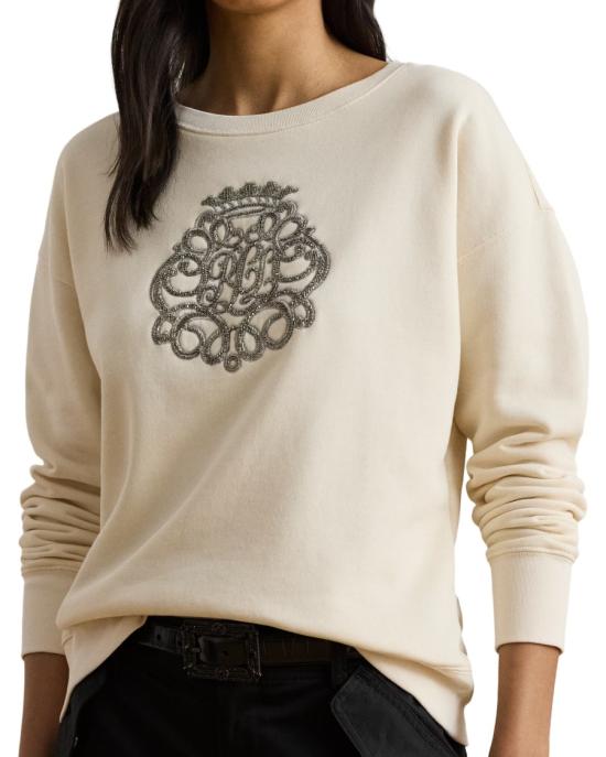 25FW 랄프 로렌 긴팔 티셔츠 200980210001 Neutrals - RALPH LAUREN