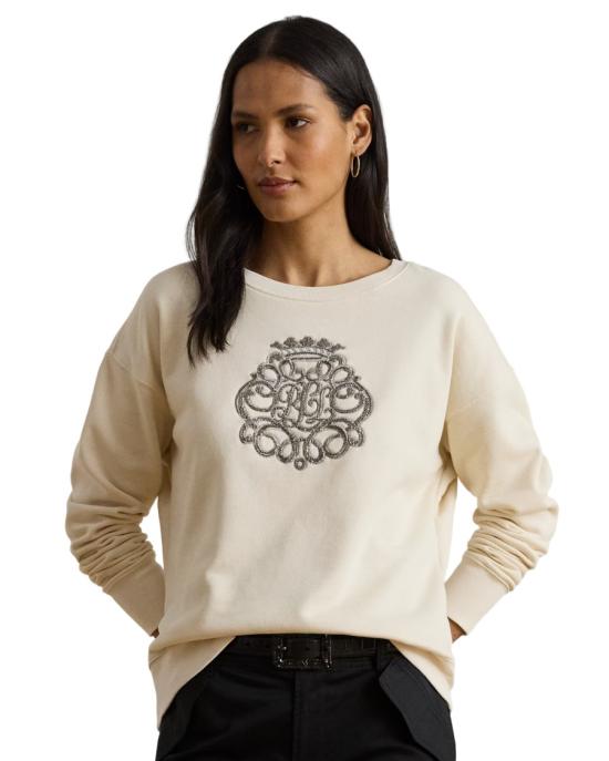 25FW 랄프 로렌 긴팔 티셔츠 200980210001 Neutrals - RALPH LAUREN