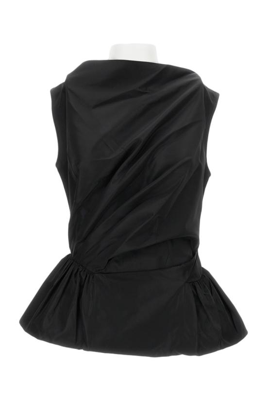 25FW 시몬로샤 민소매 티셔츠 53980469BLACK Black