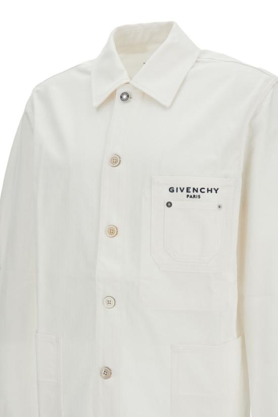 26SS 지방시 봄버 자켓 BM01F95171100 White - GIVENCHY