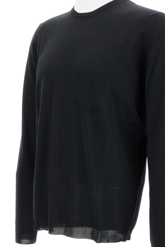 25FW 고즈 보태니컬 스웨터 132NERO Black - GOES BOTANICAL