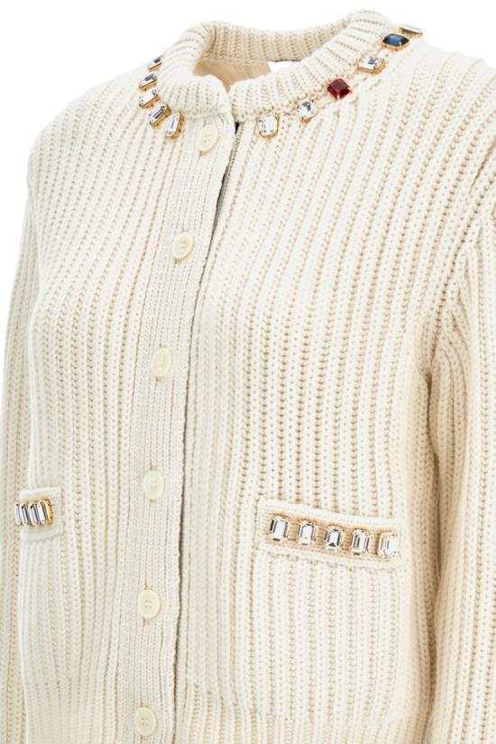 25FW 톰브라운 가디건 FKC673EY2001100 Neutrals - THOM BROWNE